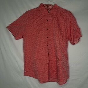 Robert Graham Red Casual Button Down Shirt